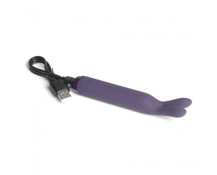 Вібратор з вушками Je Joue - Rabbit Bullet Vibrator Purple, глибока вібрація