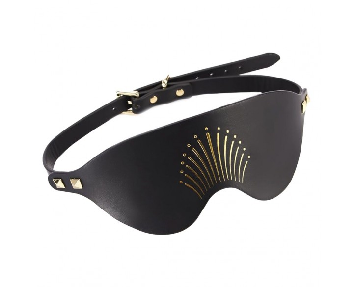 Розкішна маска на очі Zalo Blindfolds Black