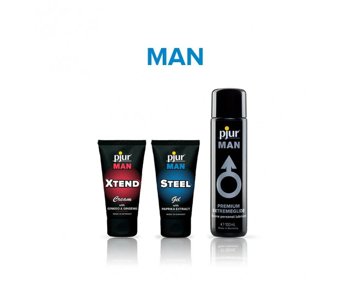 Гель для пеніса стимулювальний pjur MAN Steel Gel 50 ml з екстрактом паприки та ментолом