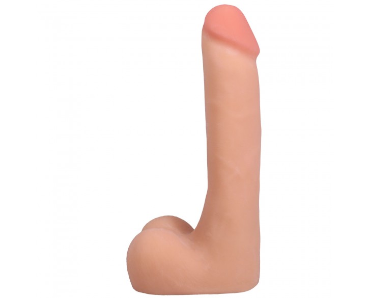 Фалоімітатор Doc Johnson The Realistic Cock ULTRASKYN - 9 Inch with Balls Vanilla