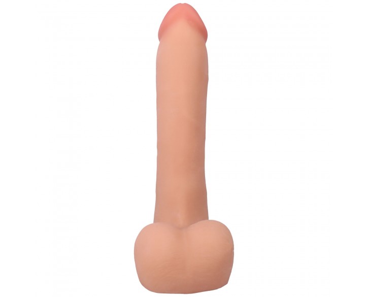 Фалоімітатор Doc Johnson The Realistic Cock ULTRASKYN - 9 Inch with Balls Vanilla