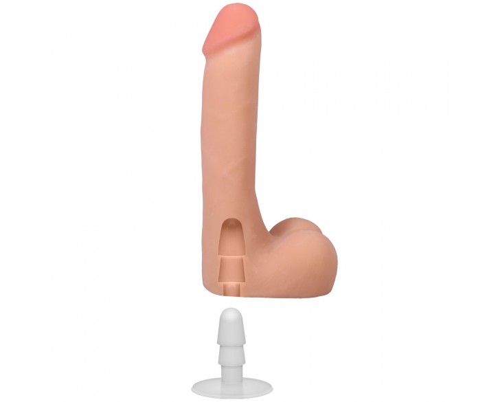 Фалоімітатор Doc Johnson The Realistic Cock ULTRASKYN - 9 Inch with Balls Vanilla