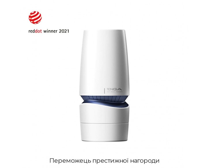 Мастурбатор Tenga - Aero Masturbator Cobalt, інноваційна технологія всмоктування