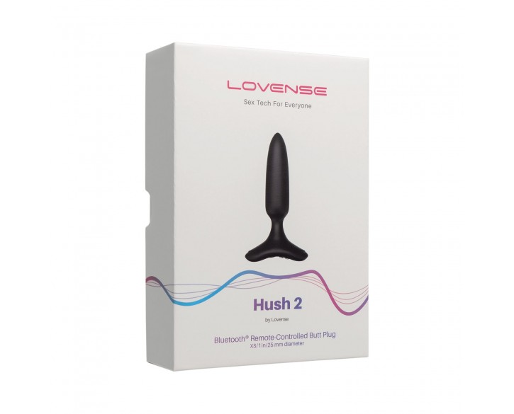 Анальна смарт-вібропробка Lovense Hush 2, розмір XS