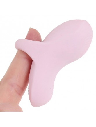 Вібратор на палець FUZU Sensa Skin Activated Fingertip Vibe – Pink, сенсорне керування, 8 режимів