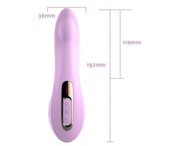 Вакуумний вібратор 3-в-1 Leten Sucking Vibrator (вакуум, вібрація, масажні рухи язичка)