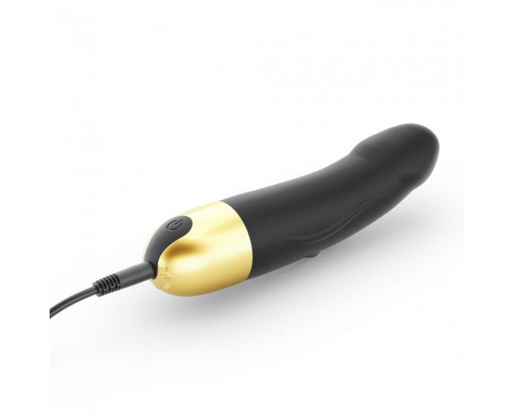 Вібратор Dorcel Real Vibration S Gold 2.0, діаметр 3,7см, перезаряджається, для точки G