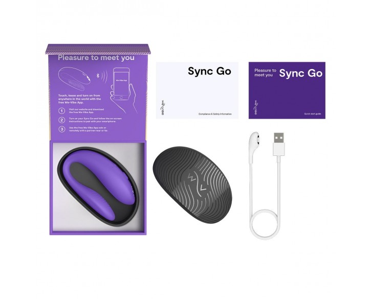 Смарт-вібратор для пар We-Vibe Sync GO Light Purple