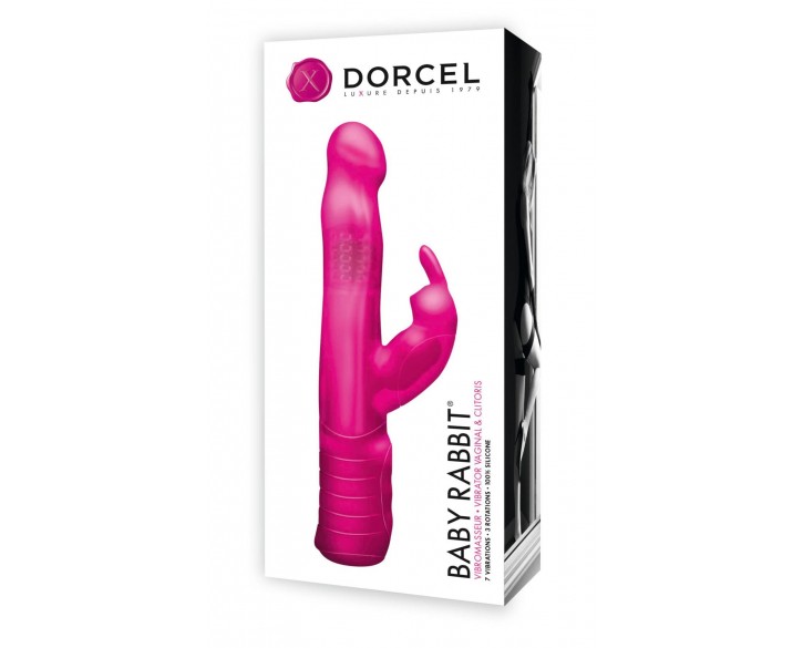 Вібратор-кролик Dorcel Baby Rabbit Pink з перловим масажем