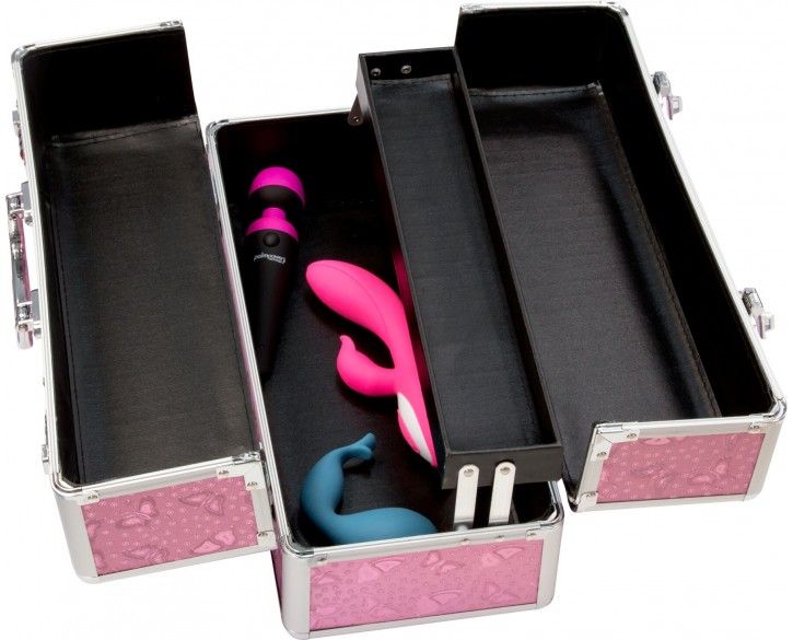 Кейс для зберігання секс-іграшок BMS Factory - Large Lokable Vibrator Case Pink