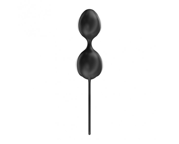 Вагінальні кульки Fun Factory SMARTBALLS DUO Black, 2 шт, діаметр 3,2 та 3,6 см