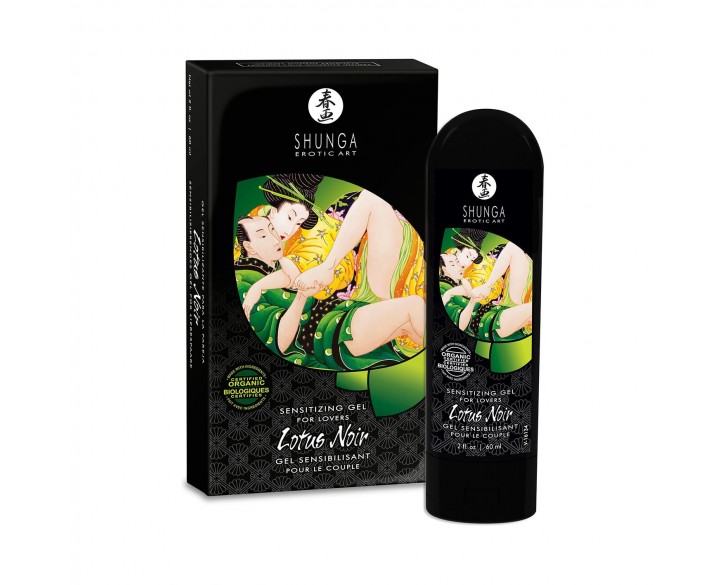 Збуджувальний гель для пар Shunga LOTUS NOIR (60 мл) з вітаміном Е та рослинним гліцерином