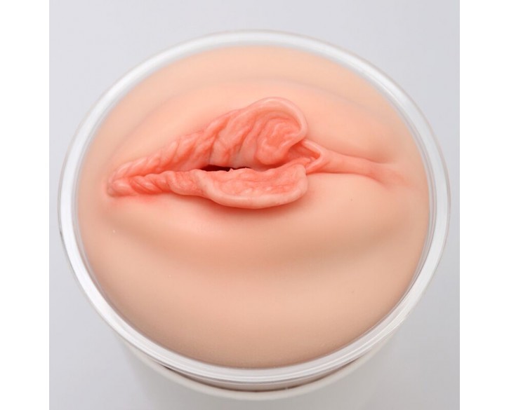 Мастурбатор-вагіна Naked Factory Cup Sleeve V–4, наскрізний