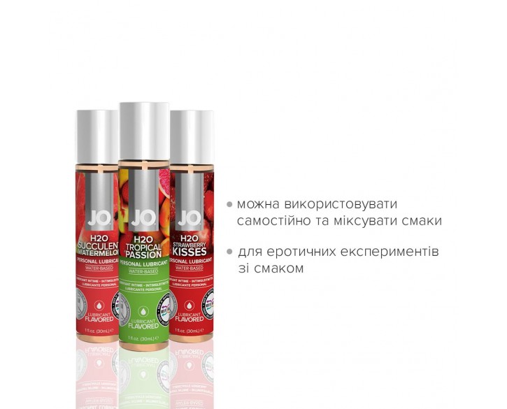 Набір System JO Tri-Me Triple Pack — Flavors (3×30 мл) три різні смаки оральних змазок