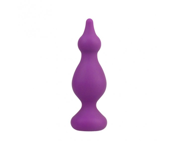 Анальна пробка Adrien Lastic Amuse Medium Purple (M) з двома переходами, макс. діаметр 3,6 см