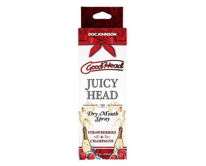 Зволожувальний спрей оральний Doc Johnson GoodHead - Juicy Head - Strawberries and Champagne 59мл