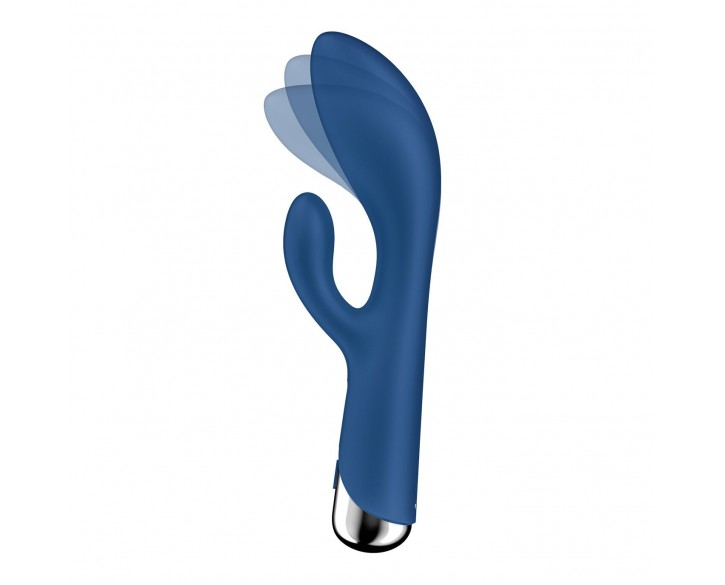 Вібратор-кролик з ротацією Satisfyer Spinning Rabbit 1 Blue, 3 мотори