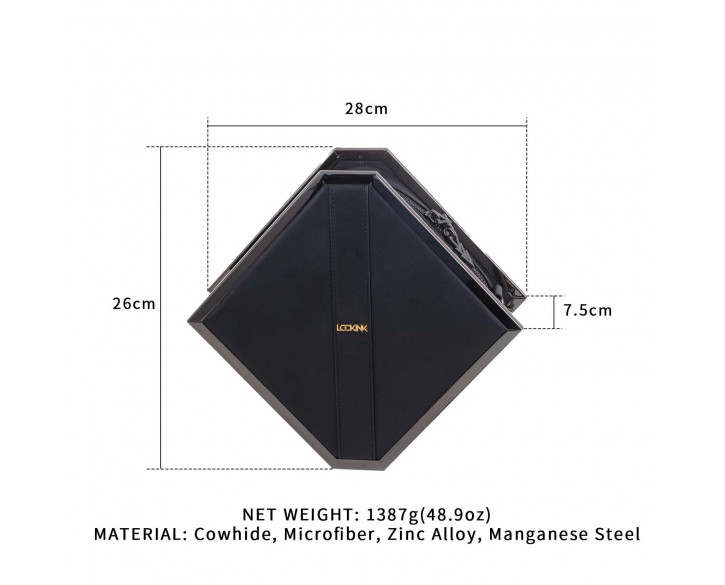 Сумка LOCKINK Mysterious Square Kink Bag - Black