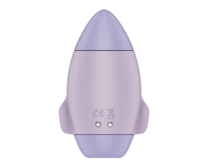 Вакуумний стимулятор з вібрацією Satisfyer Mission Control Violet, 2 незалежні мотори