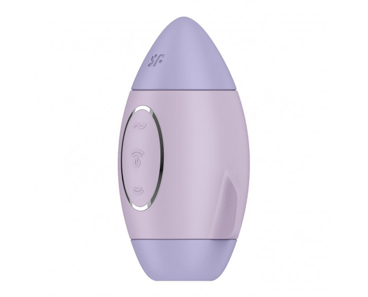 Вакуумний стимулятор з вібрацією Satisfyer Mission Control Violet, 2 незалежні мотори