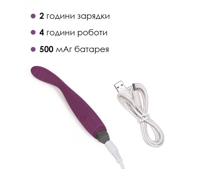 Тонкий вібратор точки G Svakom Cici Violet