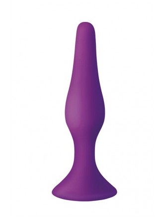 Анальна пробка з присоскою MAI Attraction Toys №34 Purple, довжина 12,5см, діаметр 3,2 см