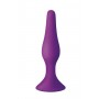 Анальна пробка з присоскою MAI Attraction Toys №34 Purple, довжина 12,5см, діаметр 3,2 см