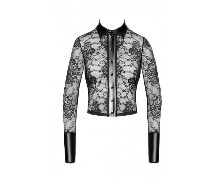 Блуза Noir Handmade F377 Noirelle Lace Button-up Shirt L