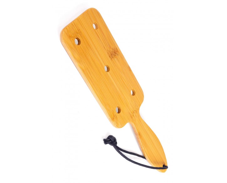 Падл Fetish Tentation Paddle Wide and Short Bamboo, упакований у ПЕ пакет