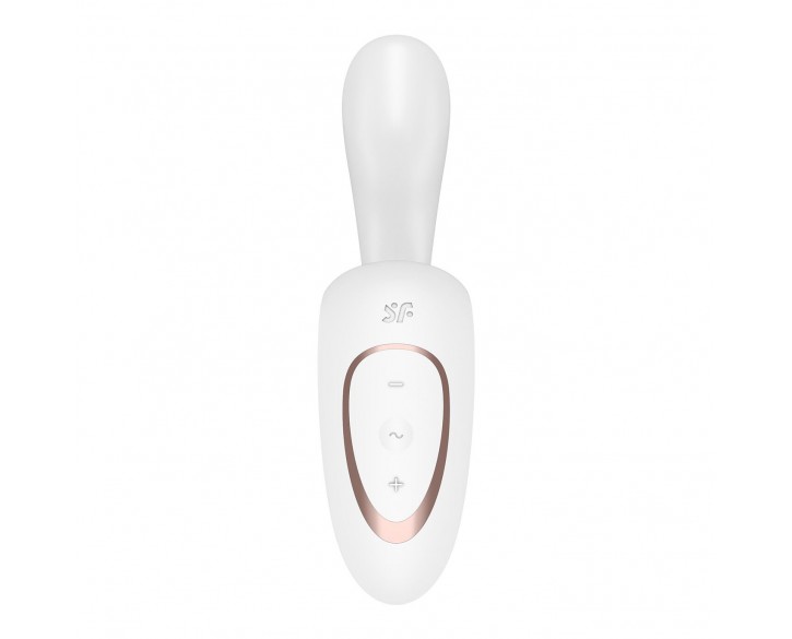 Вагінально-кліторальний вібратор Satisfyer G for Goddess 1 White, 2 мотори