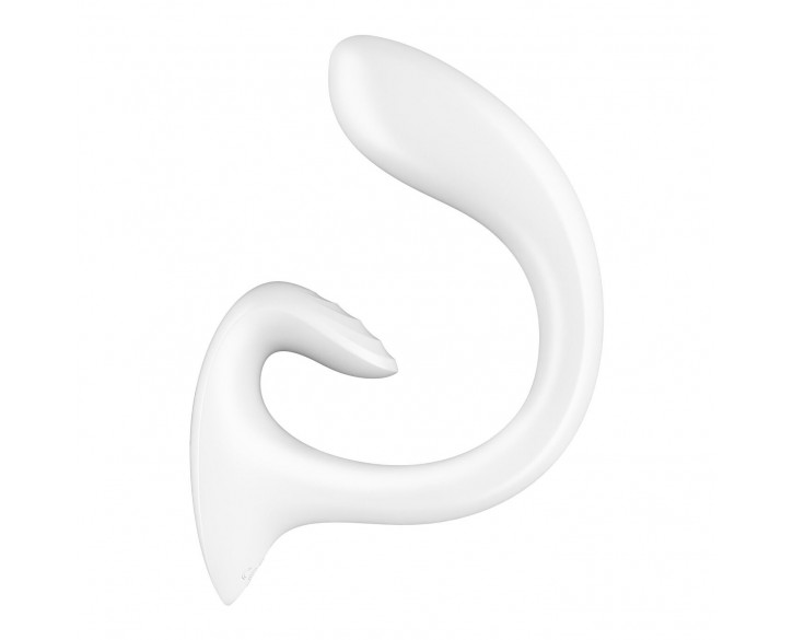 Вагінально-кліторальний вібратор Satisfyer G for Goddess 1 White, 2 мотори