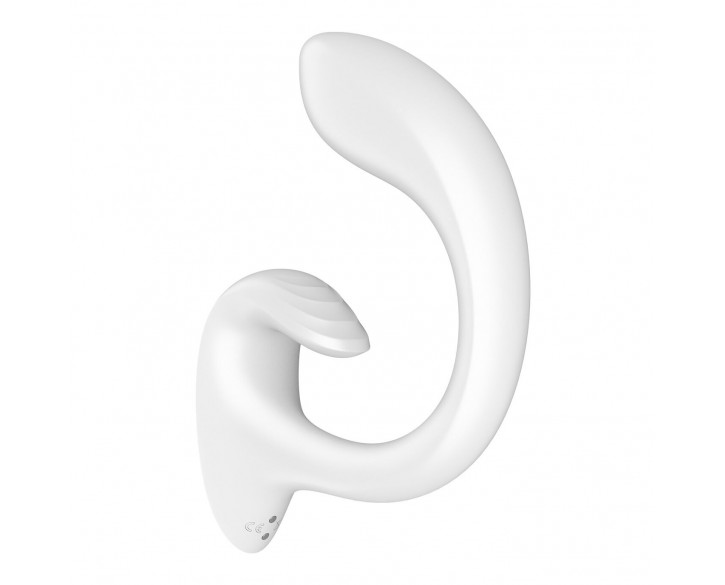 Вагінально-кліторальний вібратор Satisfyer G for Goddess 1 White, 2 мотори