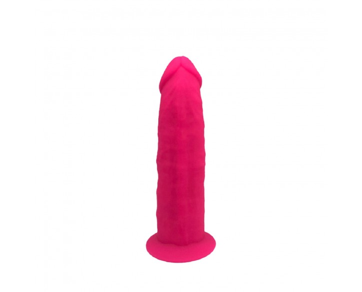 Фалоімітатор з вібрацією SilexD Henry Vibro Pink (MODEL 2 size 7in) + LRS, діаметр 4,4 см