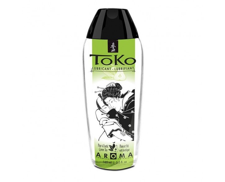 Лубрикант на водній основі Shunga Toko AROMA - Pear & Exotic Green Tea (165 мл), не містить цукру