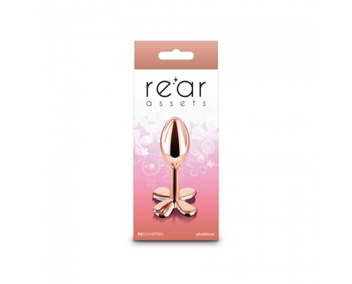 Анальна пробка NS Novelties Rear Assets - Clover - Rose Gold