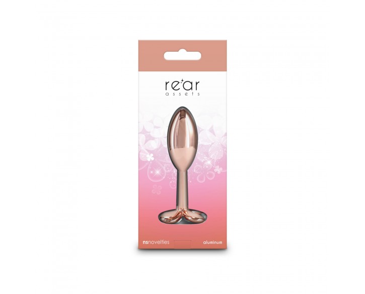 Анальна пробка NS Novelties Rear Assets - Clover - Rose Gold
