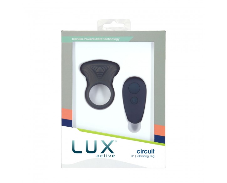 Ерекційне віброкільце Lux Active Circuit Vibrating Cock Ring, пульт ДК, 7 режимів вібрації