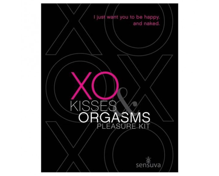 Подарунковий набір Sensuva XO Kisses & Orgasms (бальзам для губ з феромонами і рідкий вібратор)