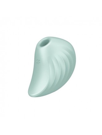 Вакуумний кліторальний стимулятор із вібрацією Satisfyer Pearl Diver Mint