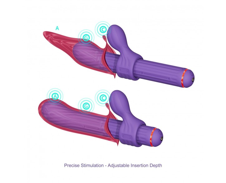 Вібратор Otouch Magic Stick S1 Plus - Purple