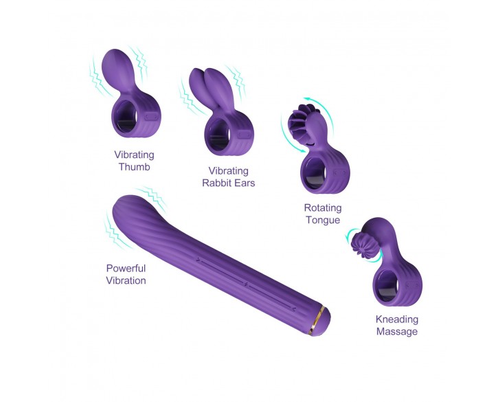 Вібратор Otouch Magic Stick S1 Plus - Purple