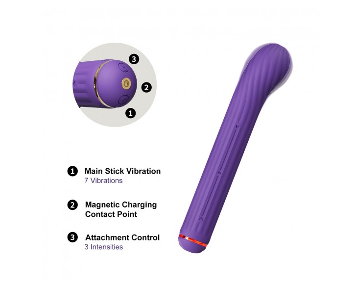 Вібратор Otouch Magic Stick S1 Plus - Purple