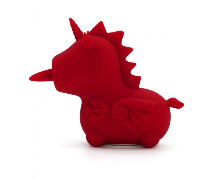 Вібратор-єдиноріжка Unihorn – Blaze Diablo, пестливий роздвоєний язичок