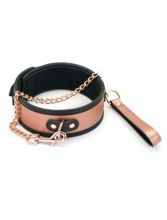 Нашийник з повідцем Liebe Seele Rose Gold Memory Collar with Leash