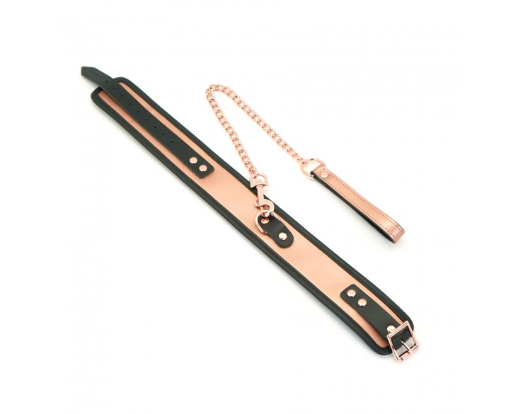 Нашийник з повідцем Liebe Seele Rose Gold Memory Collar with Leash