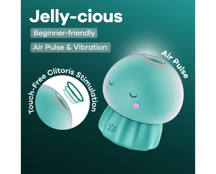 Вакуумний кліторальний стимулятор Satisfyer Jelly-cious Green
