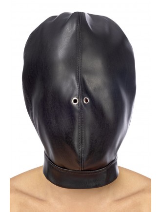 Капюшон для БДСМ Fetish Tentation Closed BDSM hood in leatherette