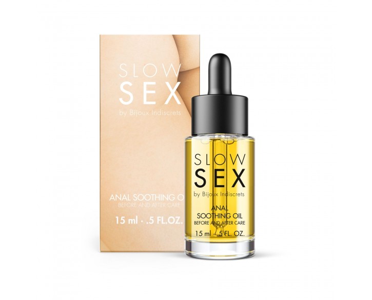 Заспокійлива олія для анального сексу Bijoux Indiscrets Slow Sex Anal Soothing Oil Before & After 15 мл