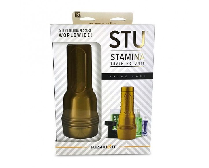 Мастурбатор Fleshlight STU Value Pack: присоска, змазка, очищувальний та відновлювальний засіб