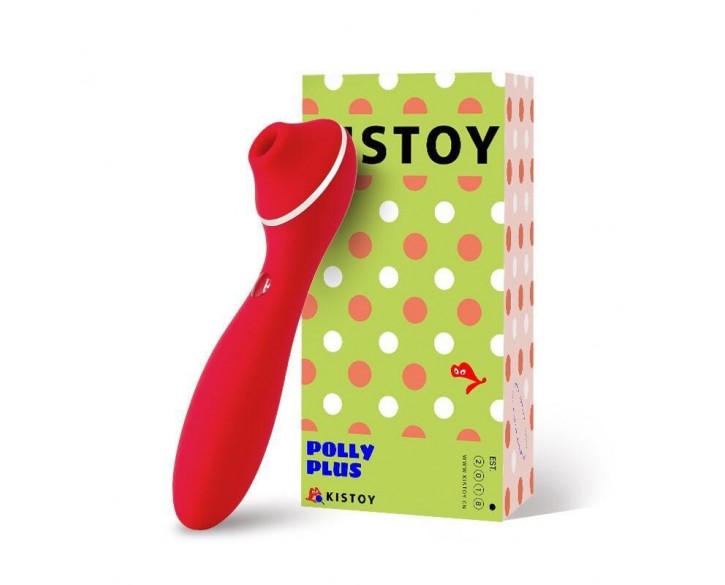 Вакуумний вібратор KISTOY Polly Plus Red